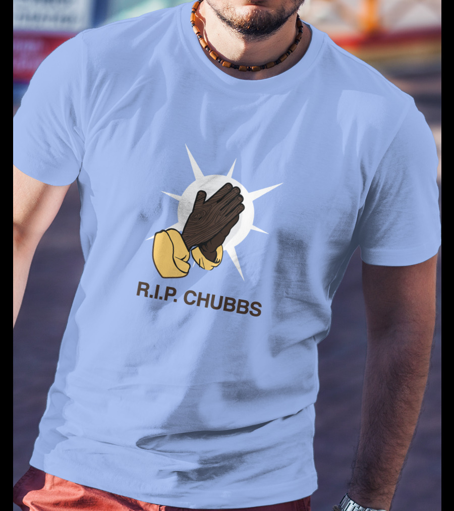 R.I.P. Chubbs Praying Hands T-Shirt