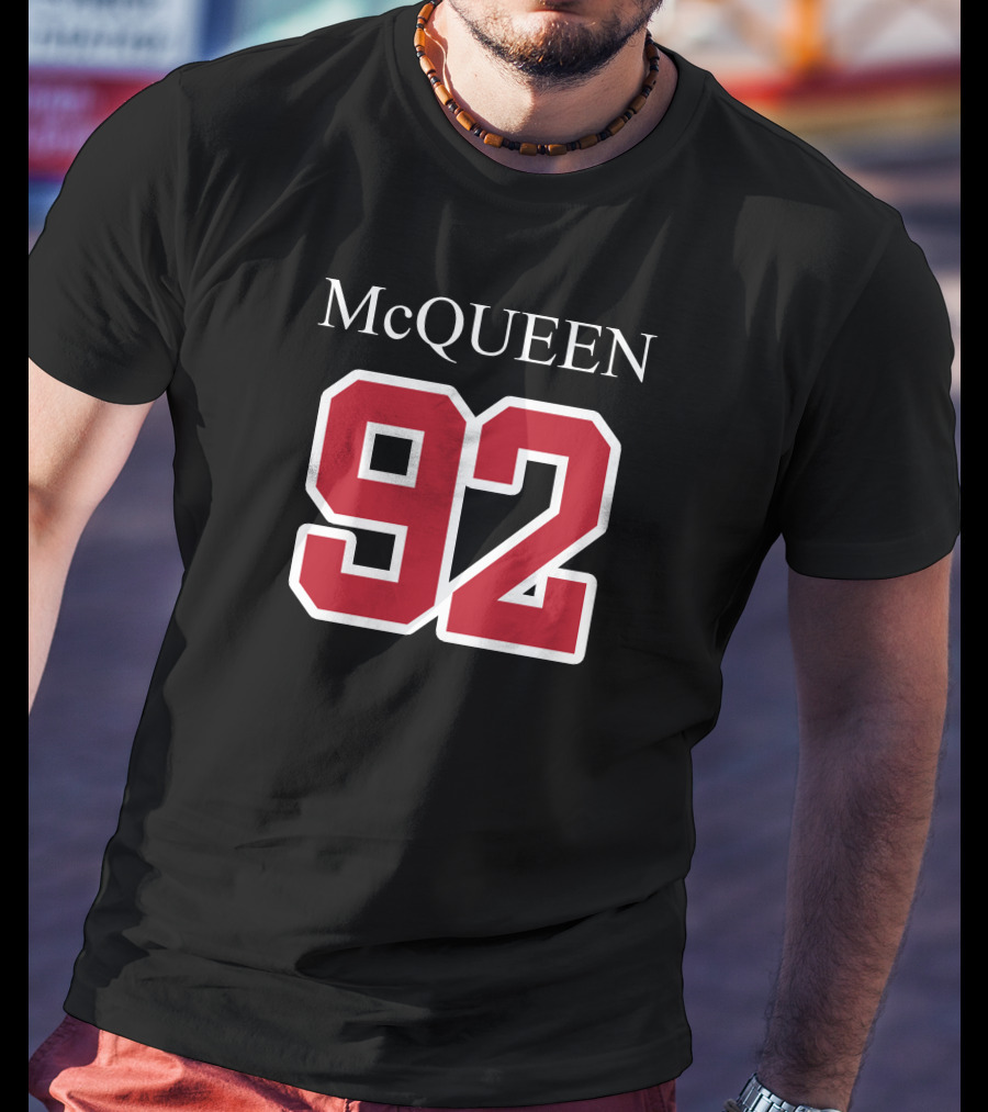 McQUEEN 92 Red Number T-Shirt