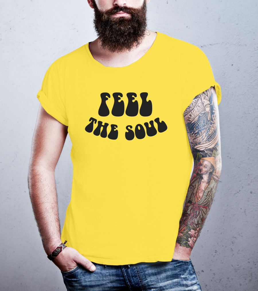 Feel The Soul Retro Vibes Psychedelic T-Shirt