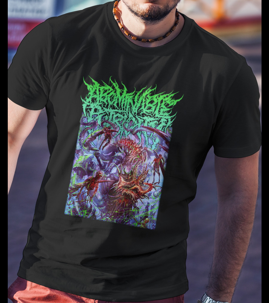 Grotesque Cybernetic Optimization Morbidly Unique Bio-Mechanical Horror Creature T-Shirt