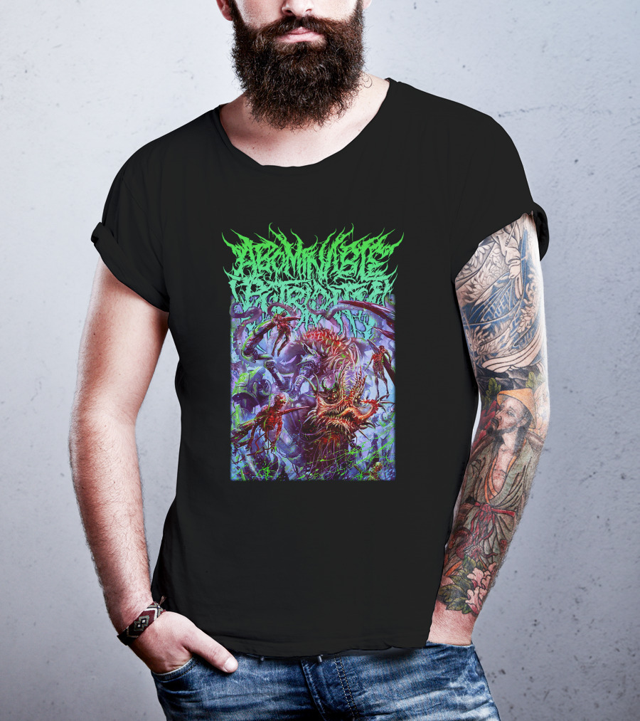 Grotesque Cybernetic Optimization Morbidly Unique Bio-Mechanical Horror Creature T-Shirt