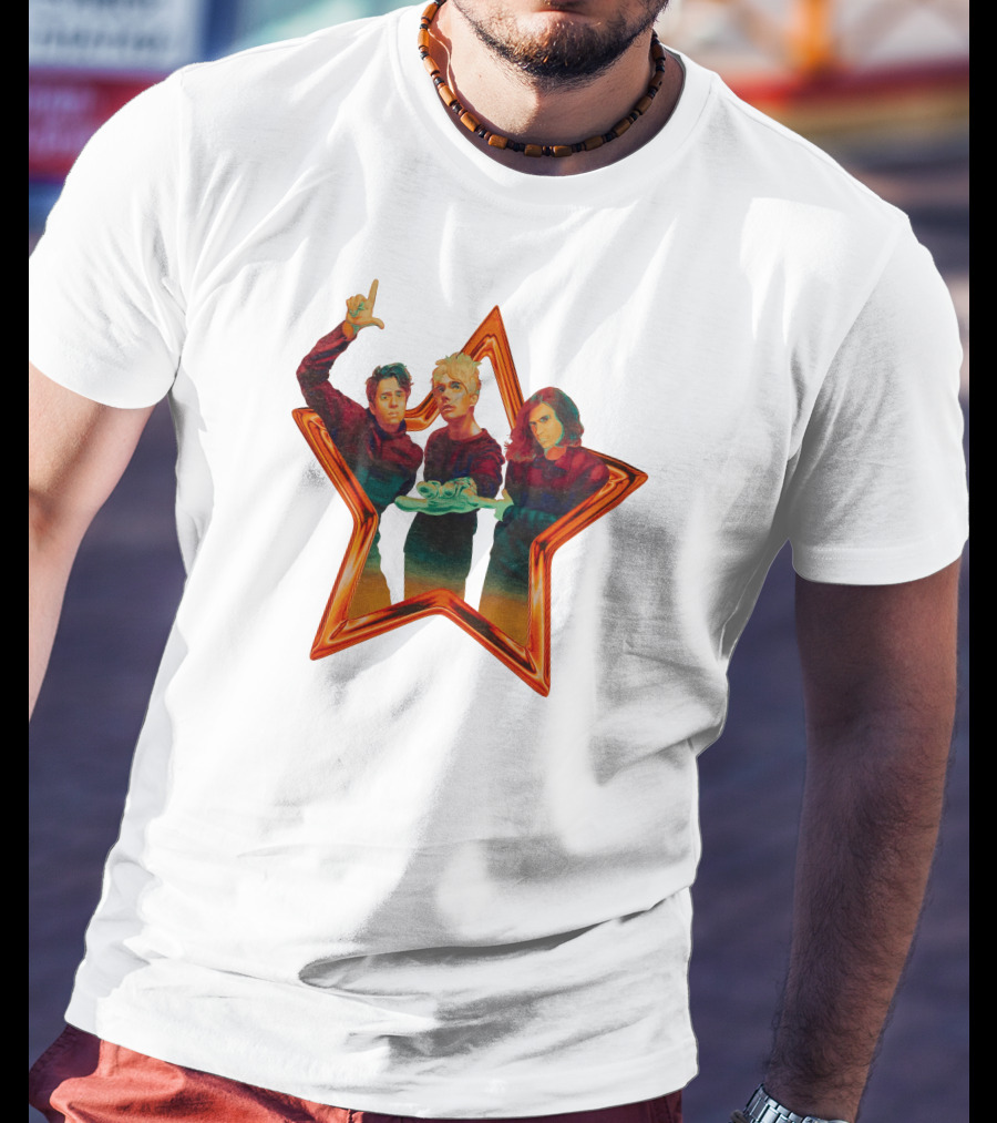 Waterparks Band Star Frame Trio T-Shirt