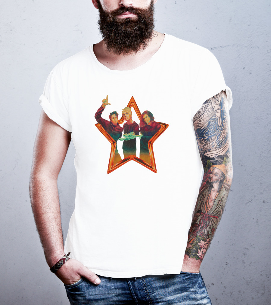 Waterparks Band Star Frame Trio T-Shirt