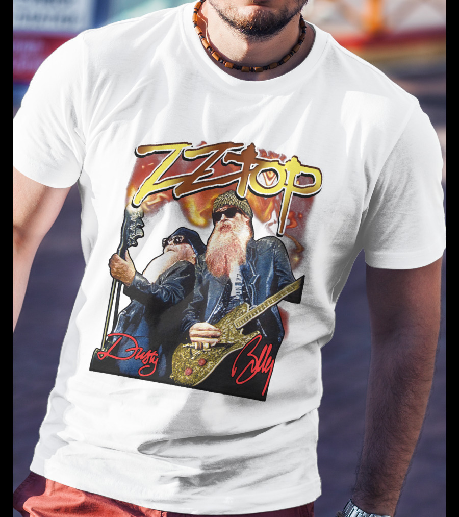 ZZ Top Live Since 1969 Vintage Dusty Billy T-Shirt