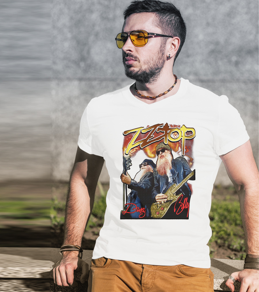 ZZ Top Live Since 1969 Vintage Dusty Billy T-Shirt