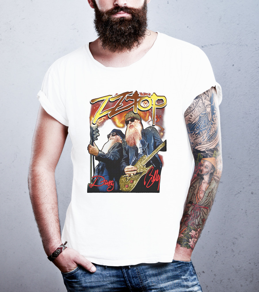 ZZ Top Live Since 1969 Vintage Dusty Billy T-Shirt