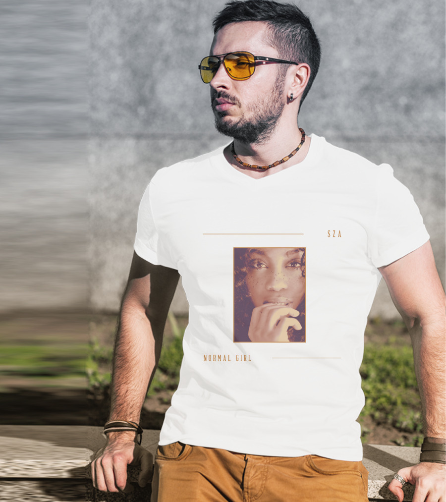 SZA Normal Girl American Vintage T-Shirt