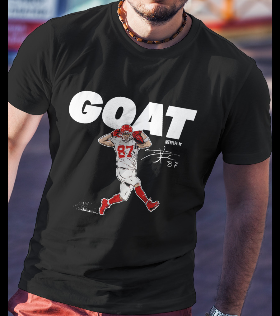GOAT 87 NFLPA Kansas City Chiefs Te Signature T-Shirt