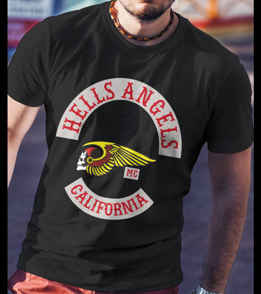 Hells Angels MC California Skull Wing T-Shirt