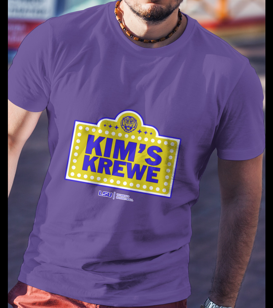 LSU Tigers Women's Basketball Kim's Krewe Featuring Iconic Tiger T-Shirt