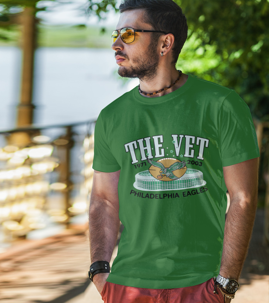 Philadelphia Eagles The Vet 1971-2003 Stadium T-Shirt