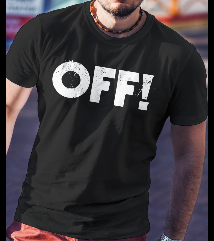 Off Punk Band Iconic Distressed Logo Merch T-Shirt