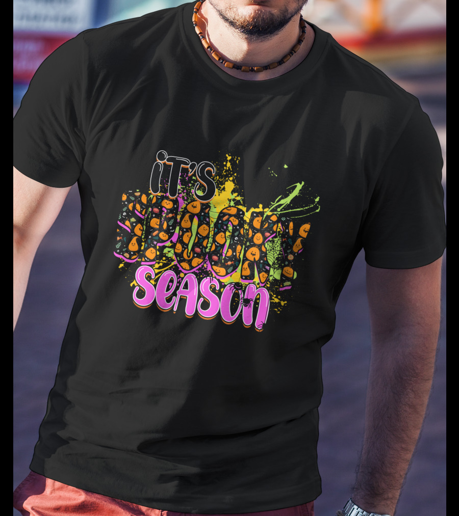 It's Spooky Season Halloween Bat Pumpkin T-Shirt