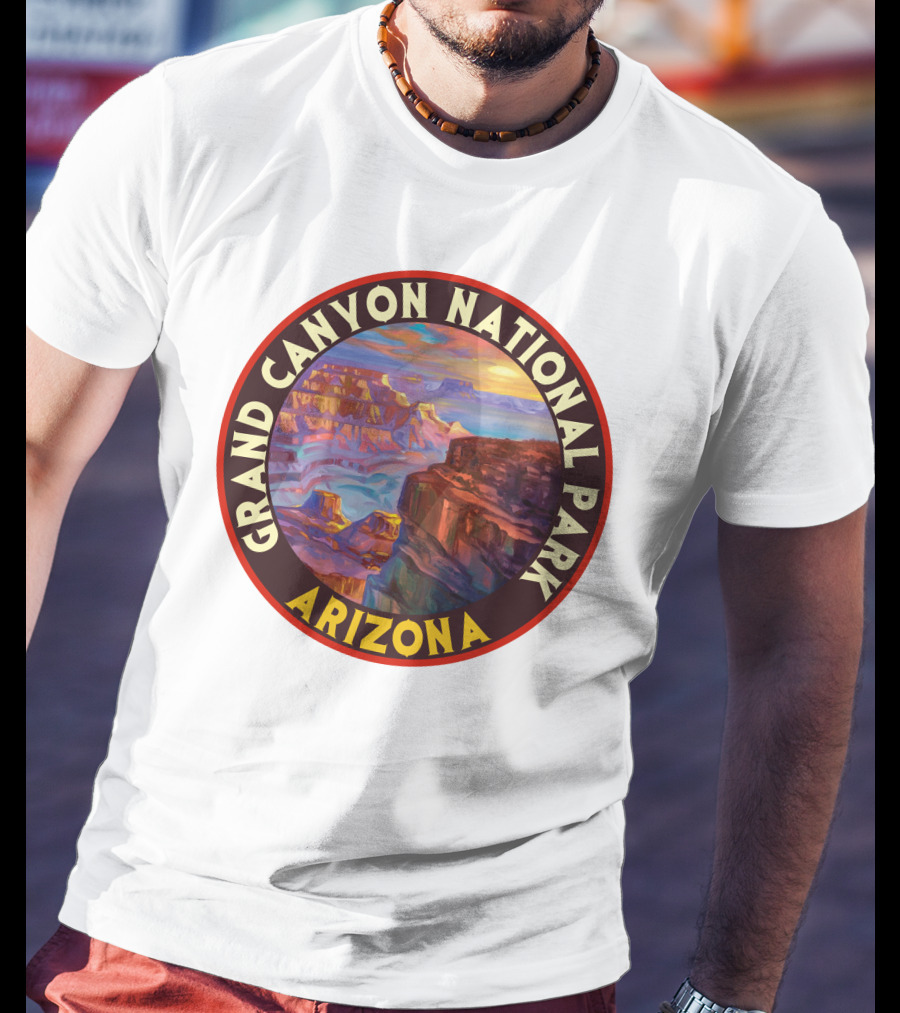 Grand Canyon National Park Arizona Vintage 80s Scenic Landscape T-Shirt