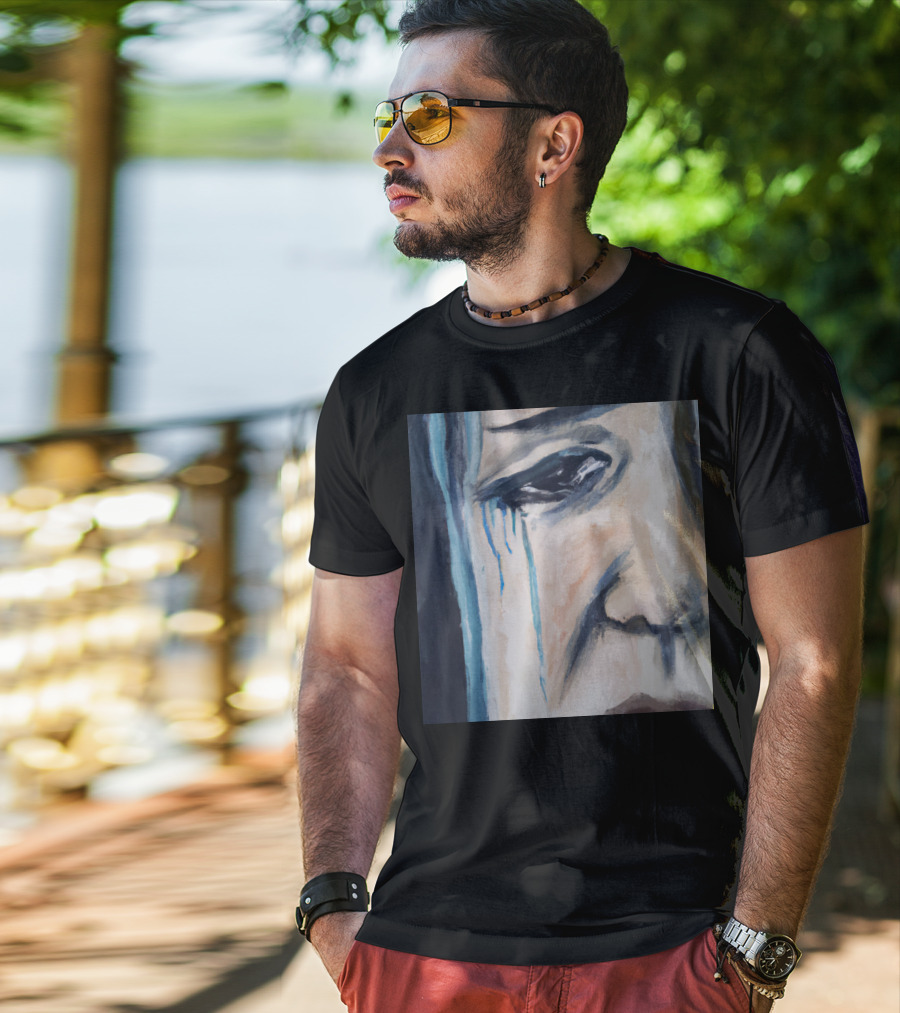 Sorrow Face Tears T-Shirt