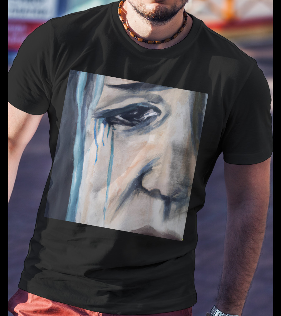 Sorrow Face Tears T-Shirt