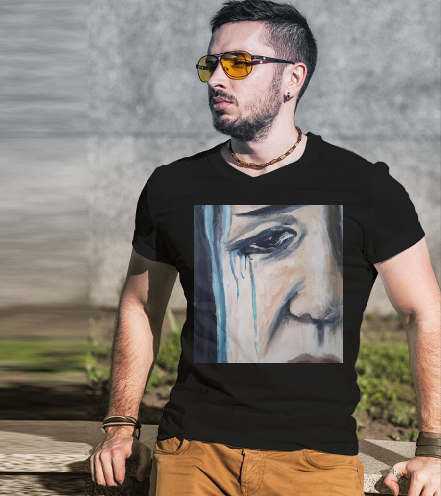 Sorrow Face Tears T-Shirt