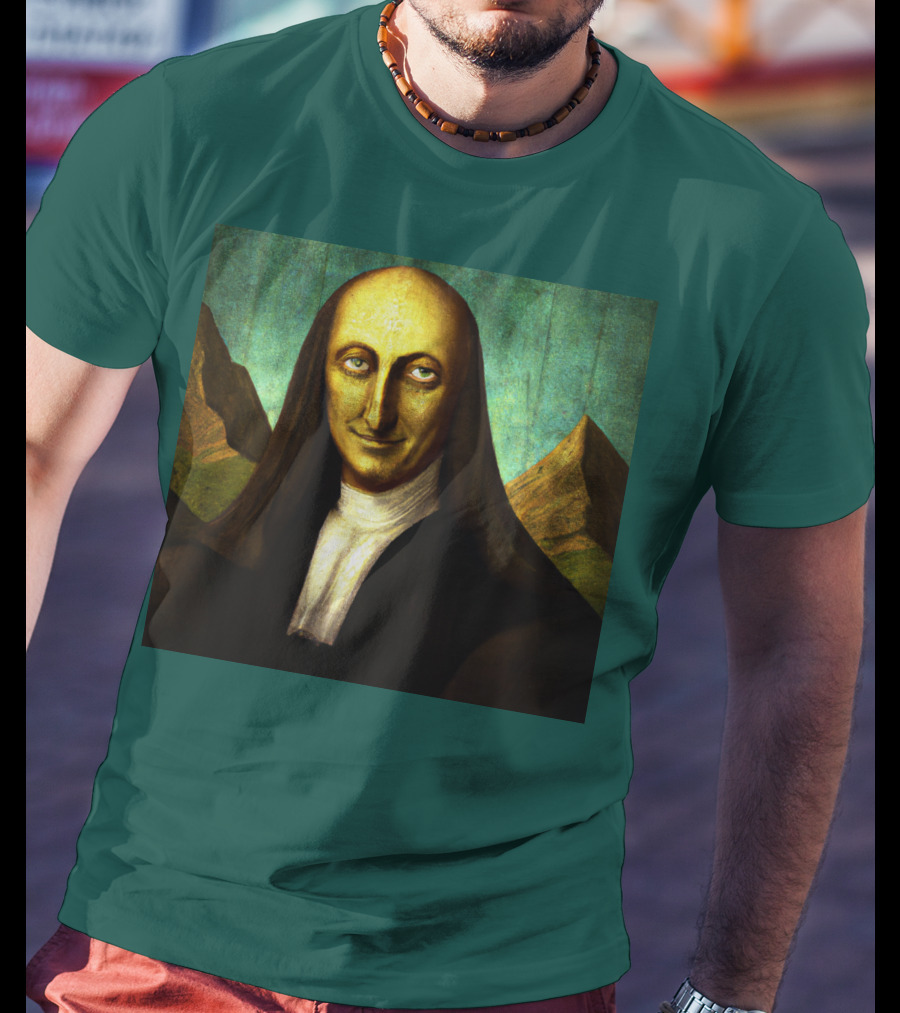 Sphinx Mona Lisa Hybrid Mysterious Smile T-Shirt