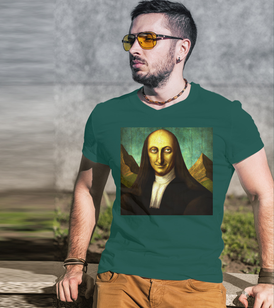 Sphinx Mona Lisa Hybrid Mysterious Smile T-Shirt
