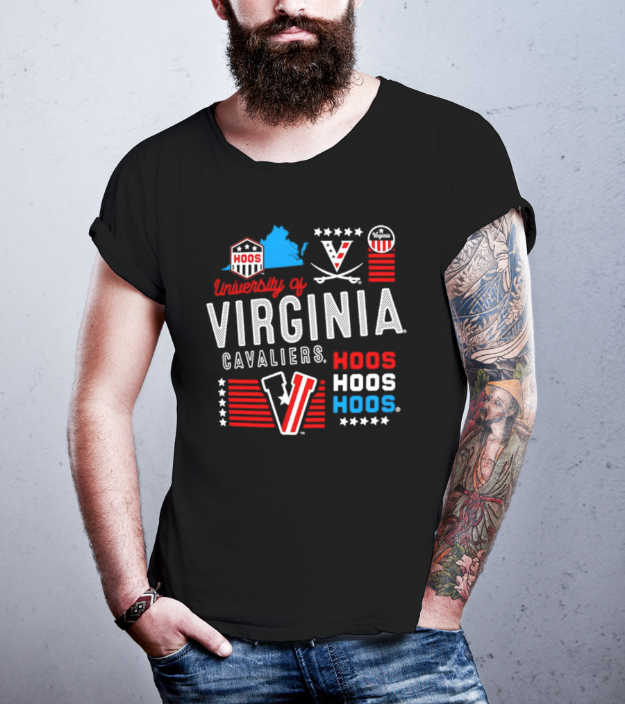 University Of Virginia Cavaliers Hoos Sports Team T-Shirt