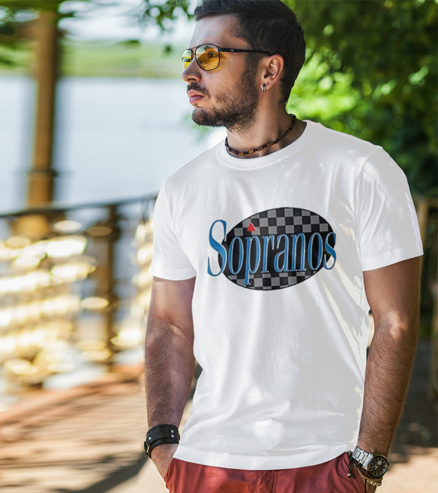 Seinpranos VIII Omwearta Seinfeld Soprano Checkerboard T-Shirt