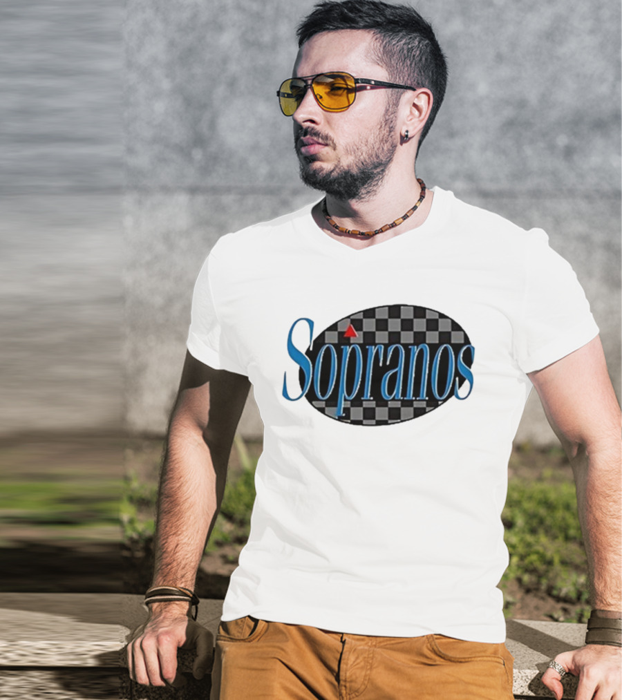 Seinpranos VIII Omwearta Seinfeld Soprano Checkerboard T-Shirt