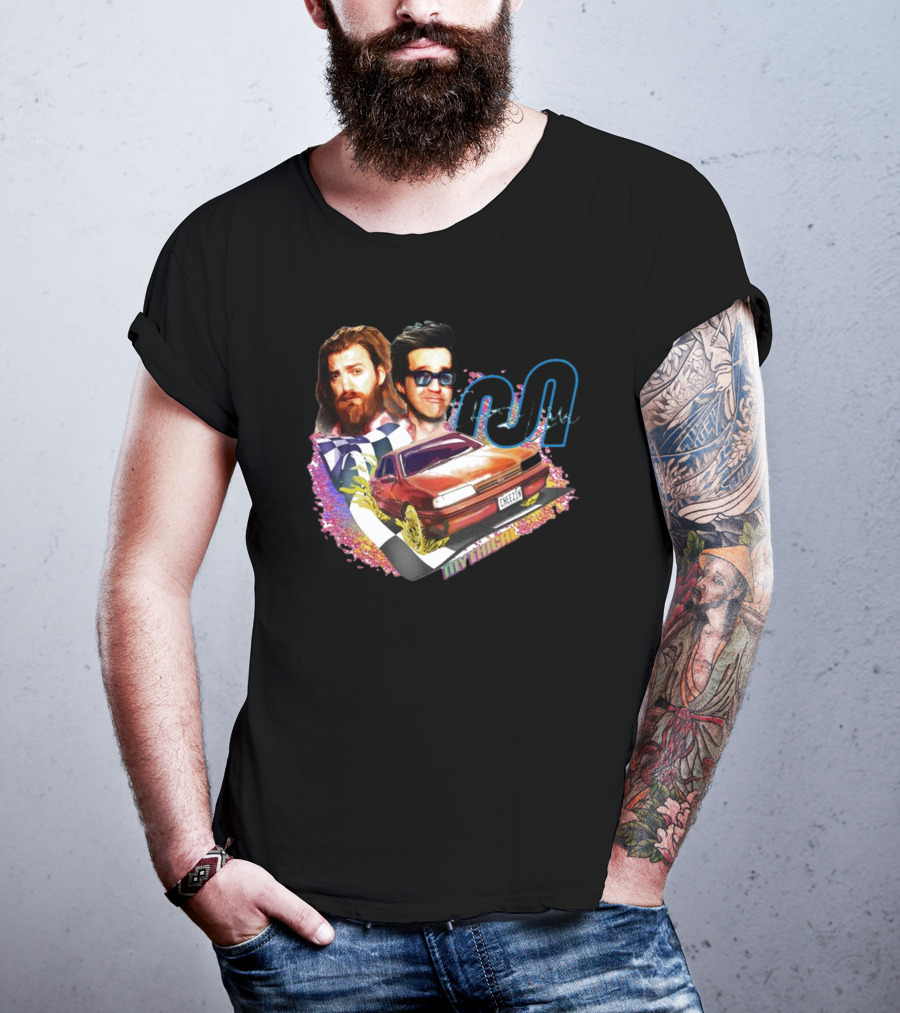 Rhett And Link Mythical Cheese Wheel Racing Cheetz Signature T-Shirt