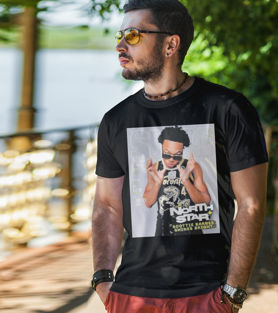 SLAM Cover North Star Toronto Raptors Scottie Barnes Shines Bright T-Shirt