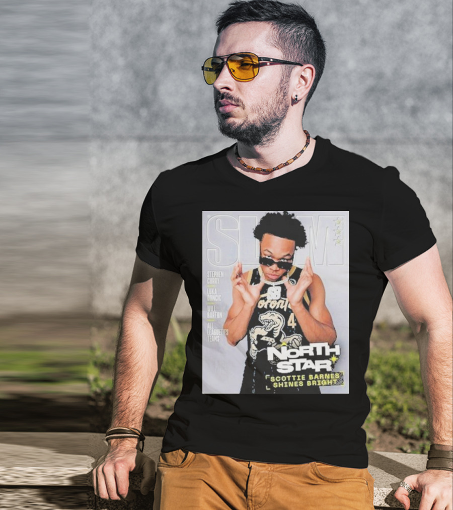 SLAM Cover North Star Toronto Raptors Scottie Barnes Shines Bright T-Shirt