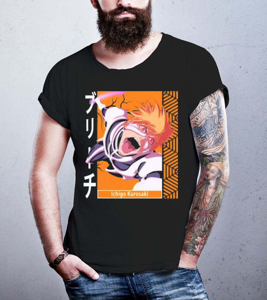 Bleach Ichigo Kurosaki Anime Manga Character T-Shirt