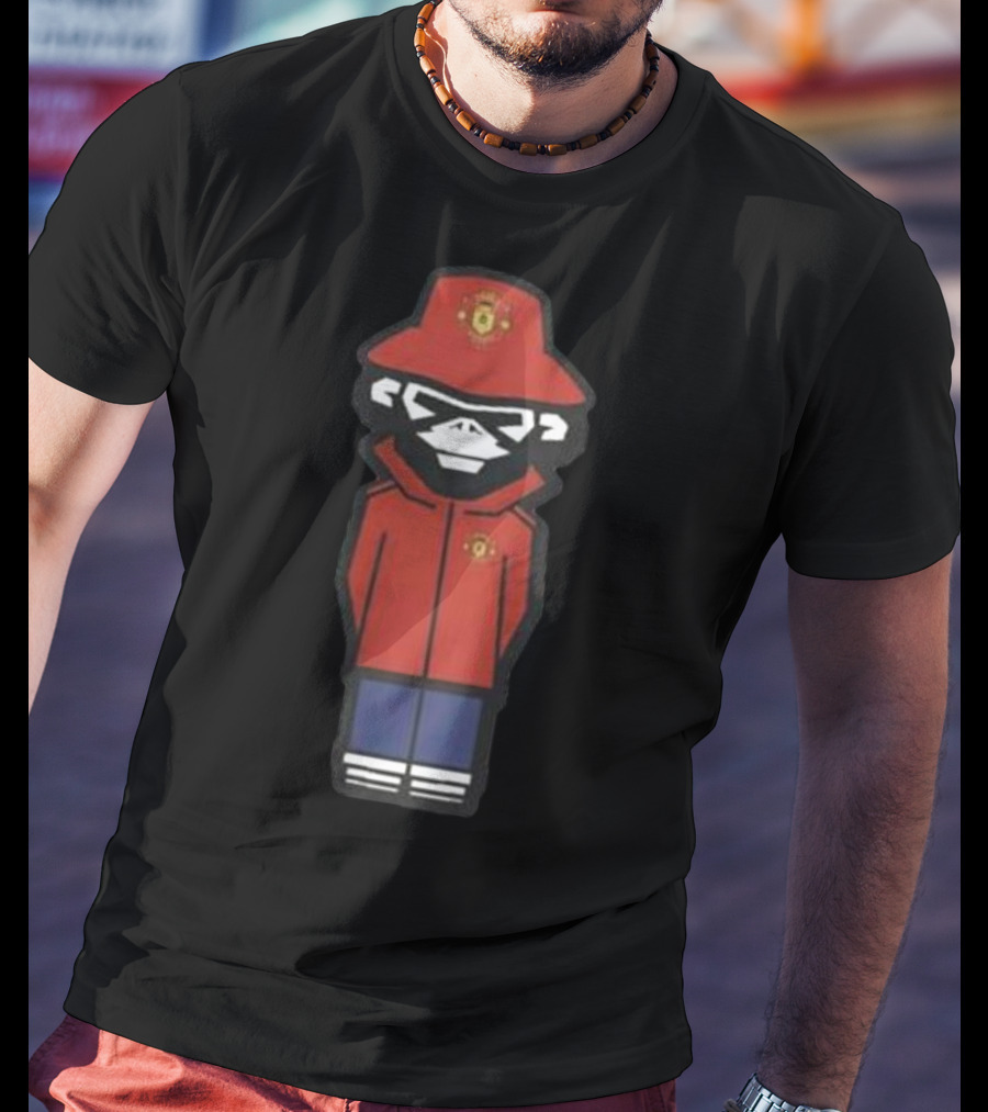 Monkey Wembley Burnage Red Jacket Soccer T-Shirt