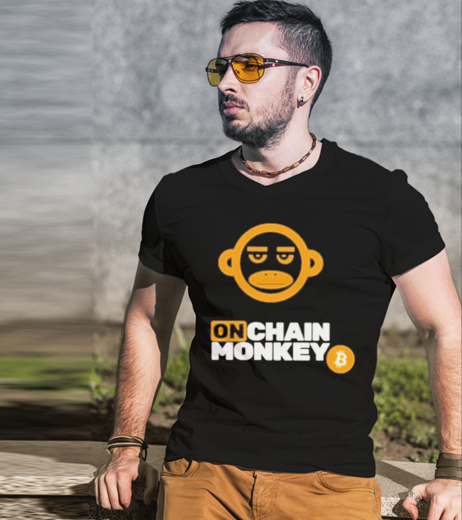 Onchain Monkey OCM OG Bitcoin Icon T-Shirt