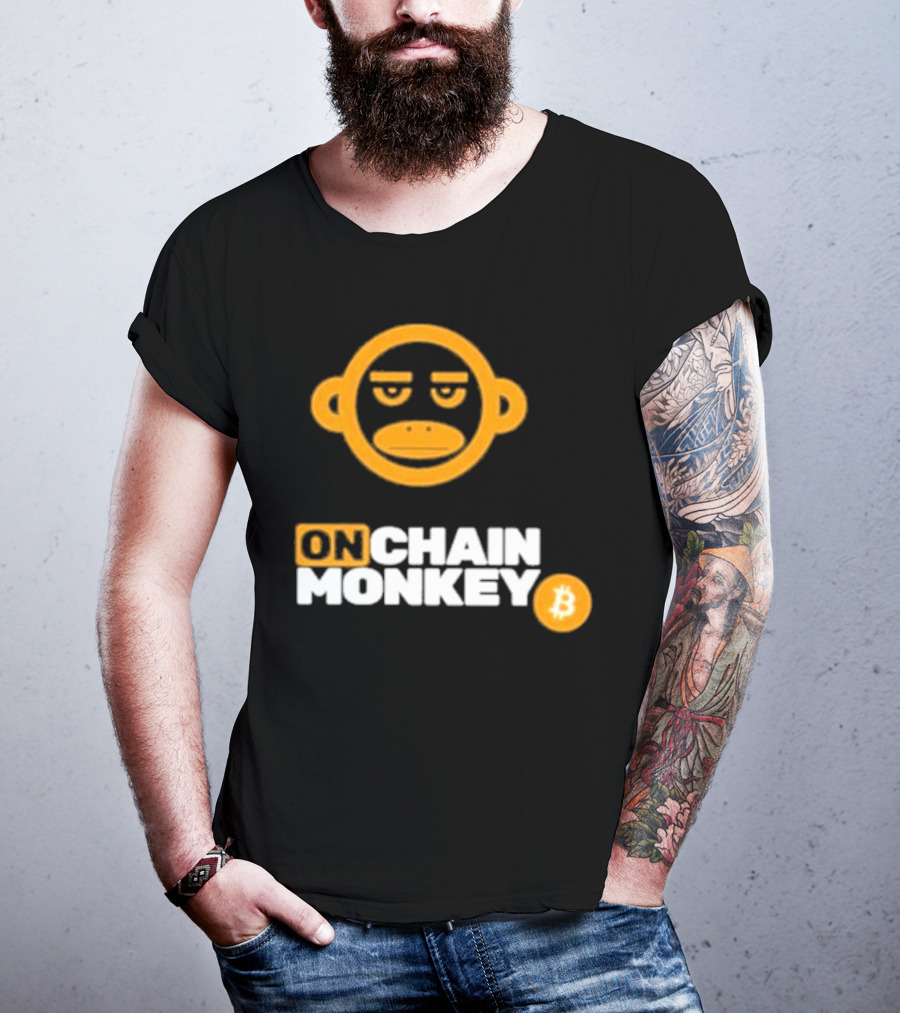 Onchain Monkey OCM OG Bitcoin Icon T-Shirt