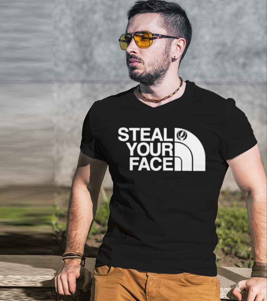 Steal Your Face Grateful Dead North Face T-Shirt