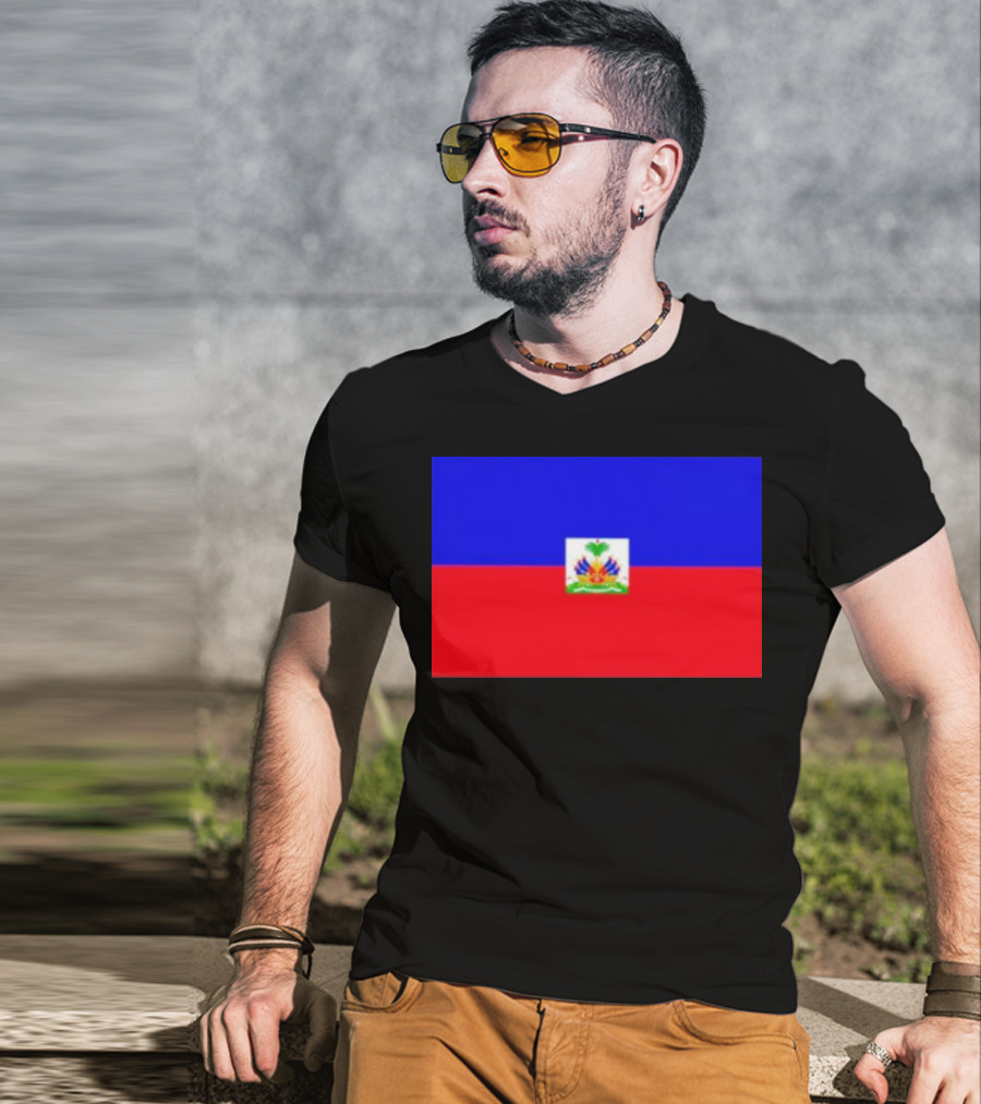 Haitian Flag Day Celebration With National Colors T-Shirt