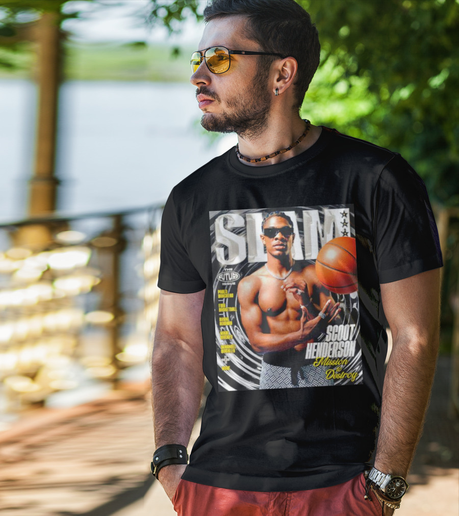Slam Magazine The Future Issue Scoot Henderson Mission To Destroy Basketball T-Shirt