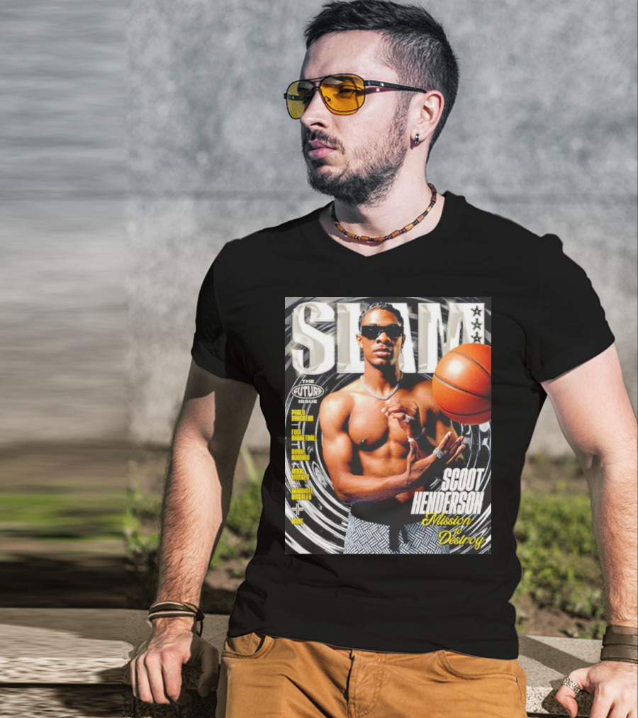Slam Magazine The Future Issue Scoot Henderson Mission To Destroy Basketball T-Shirt