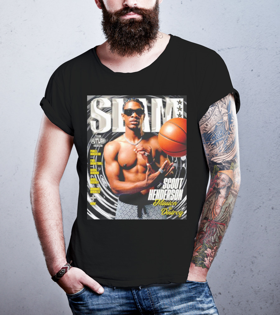 Slam Magazine The Future Issue Scoot Henderson Mission To Destroy Basketball T-Shirt