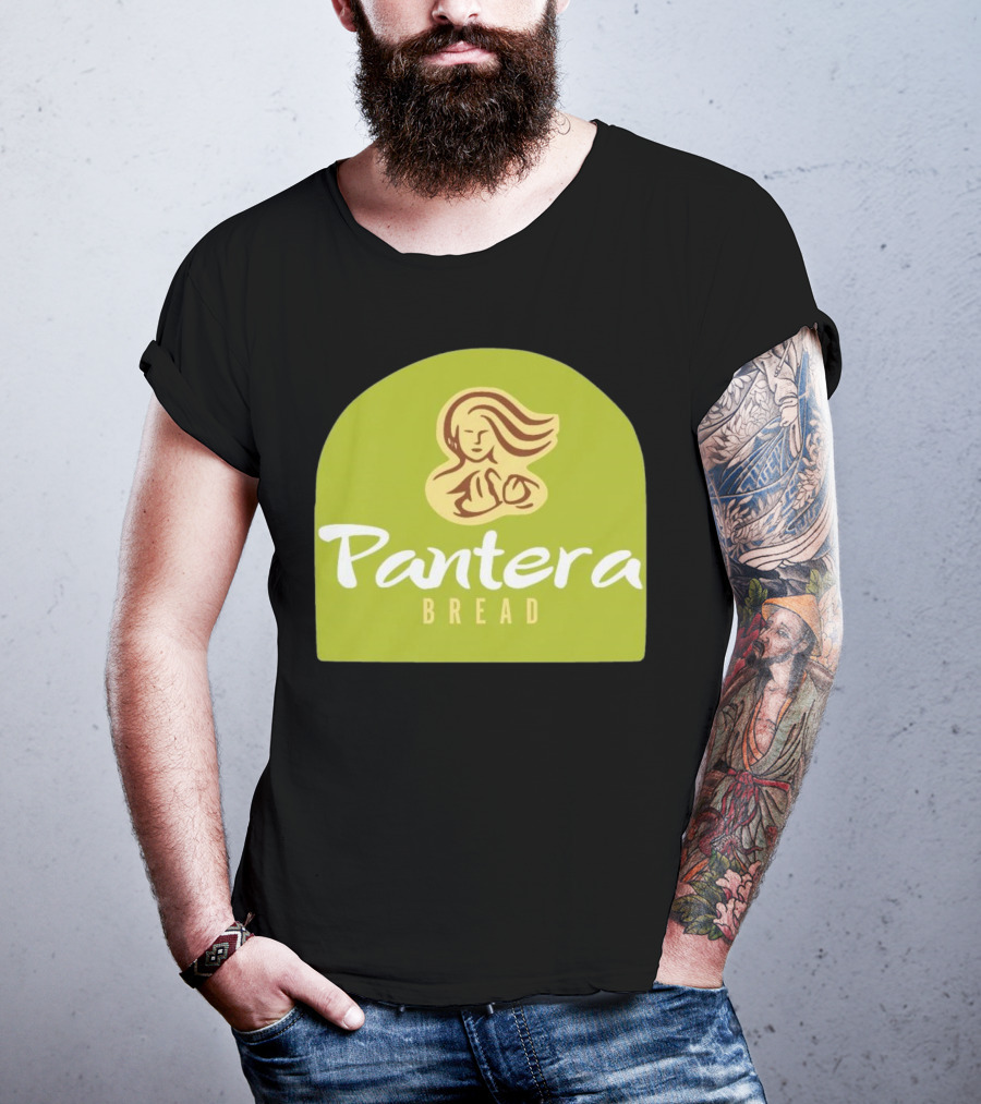 Pantera Bread Parody Logo Icon Green Background T-Shirt