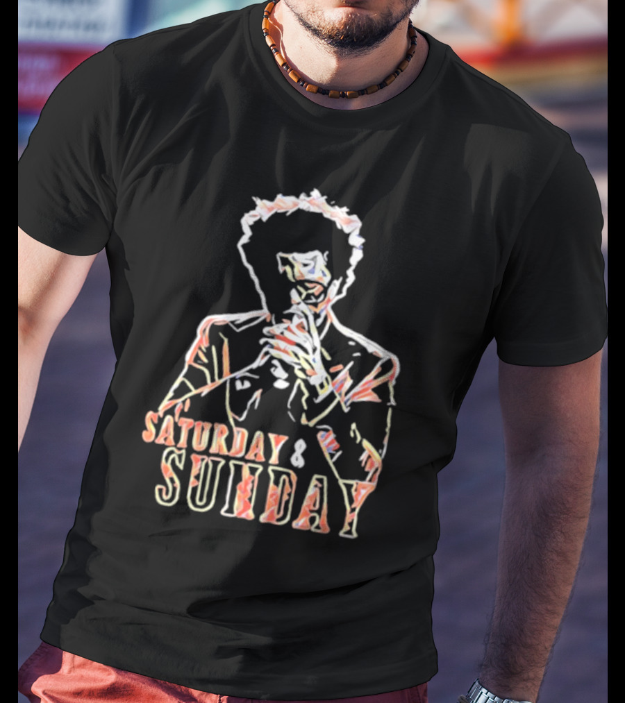 Saturday And Sunday Abstract T-Shirt