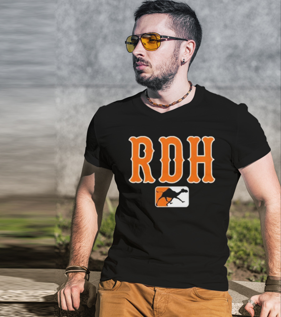 Campbell Baseball RDH Camel T-Shirt