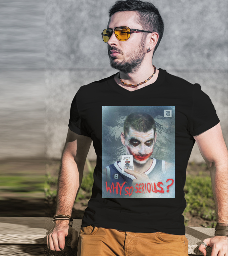 Complex Sports Why So Serious Nikola Jokic Joker Card T-Shirt