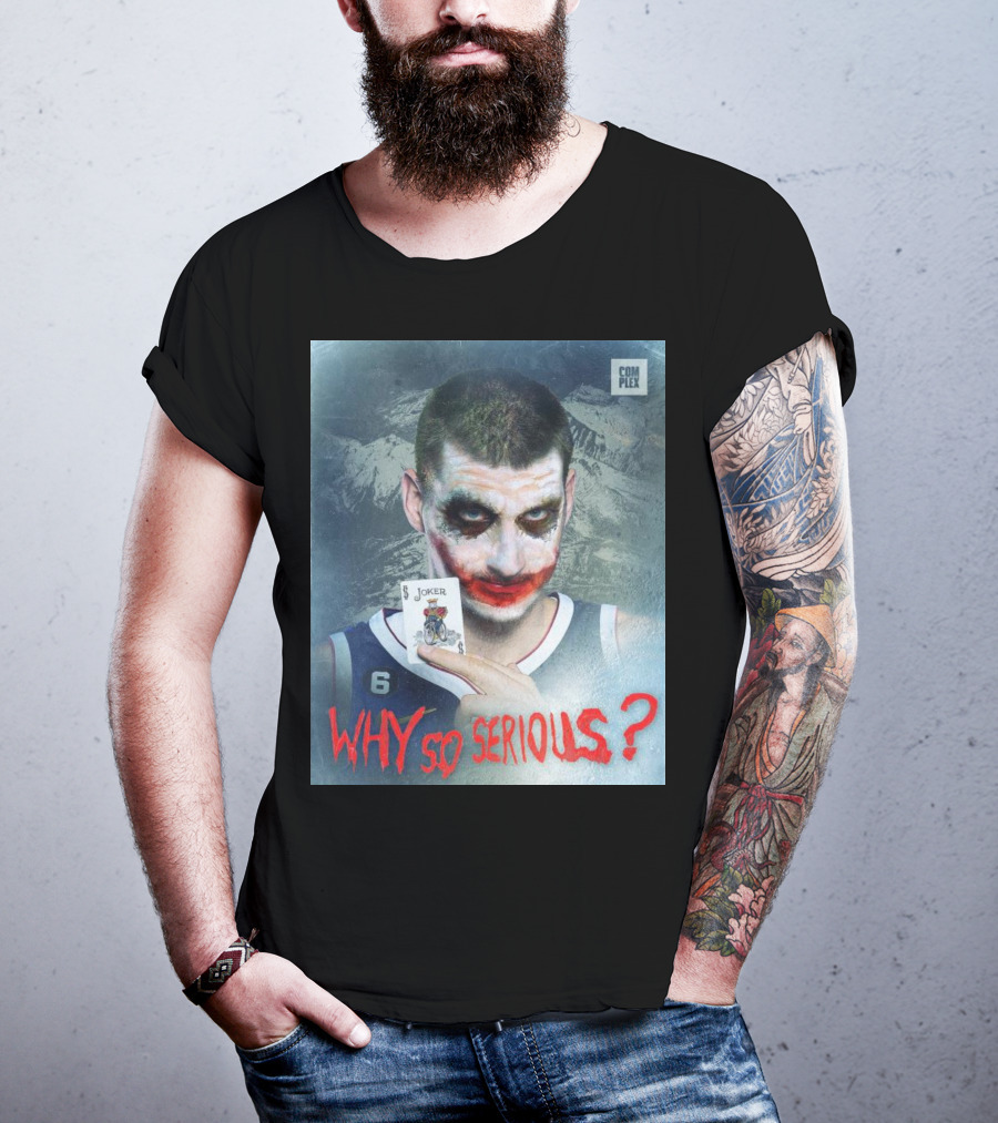 Complex Sports Why So Serious Nikola Jokic Joker Card T-Shirt