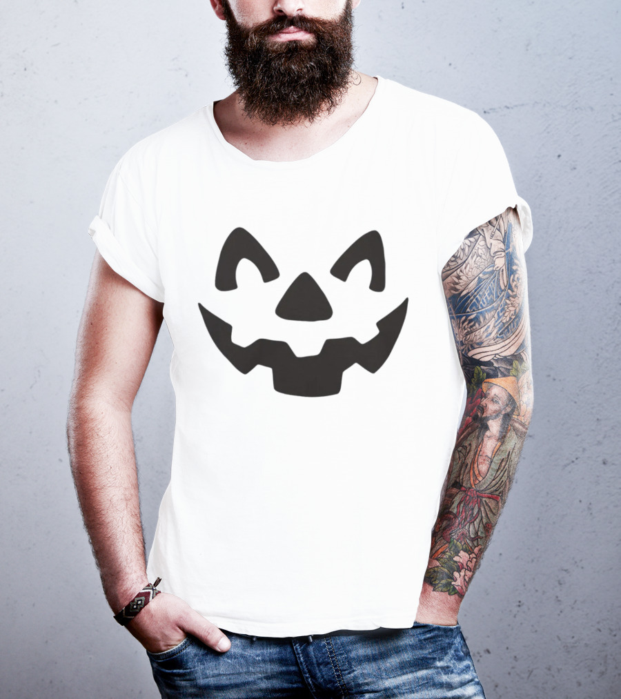 Homage.com Halloween Jack-O-Lantern Face T-Shirt