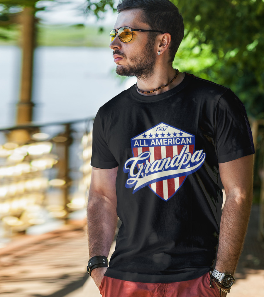 1957 All American Grandpa T-Shirt