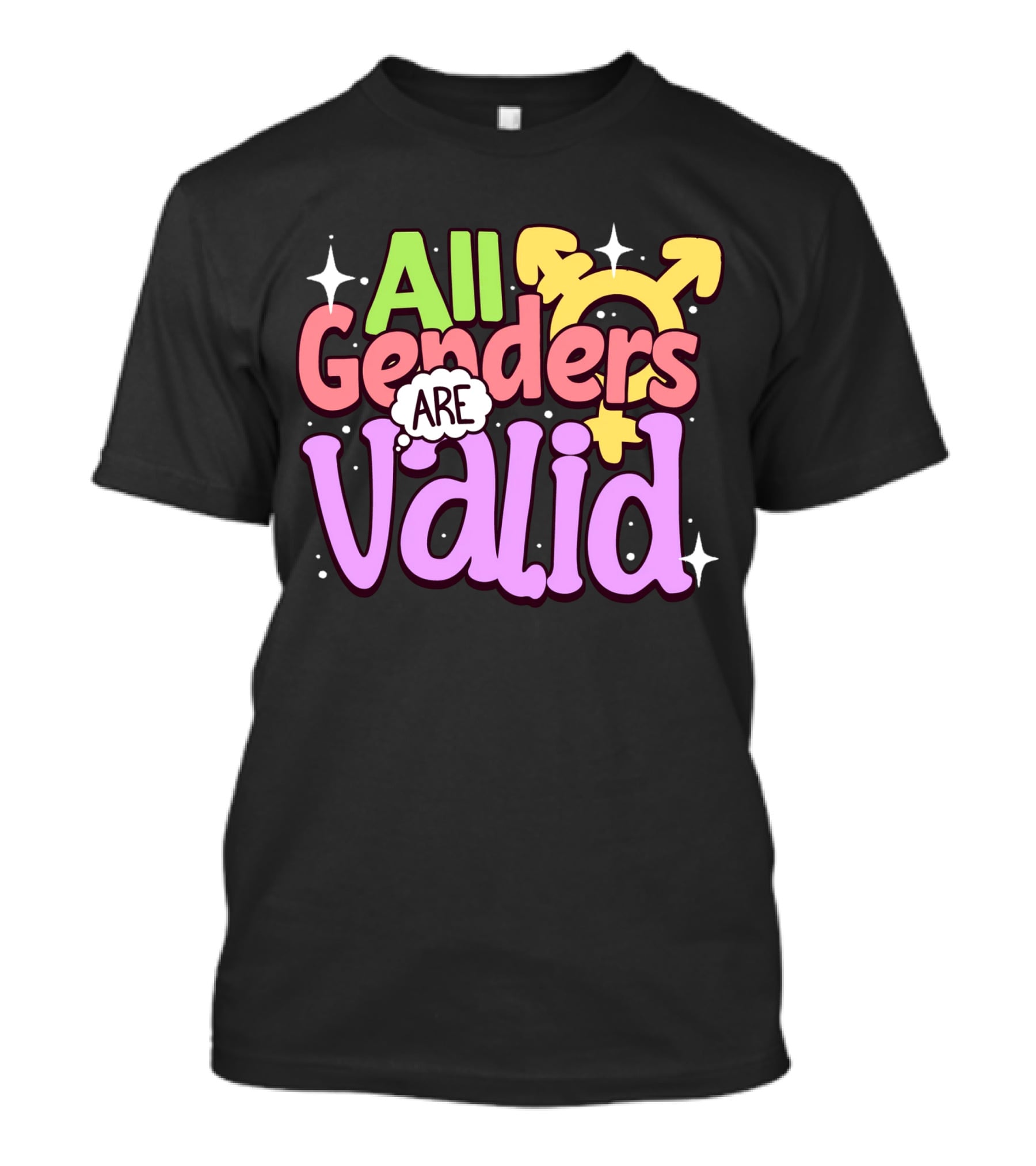 All Genders Are Valid Symbolic Gender Equality T-Shirt