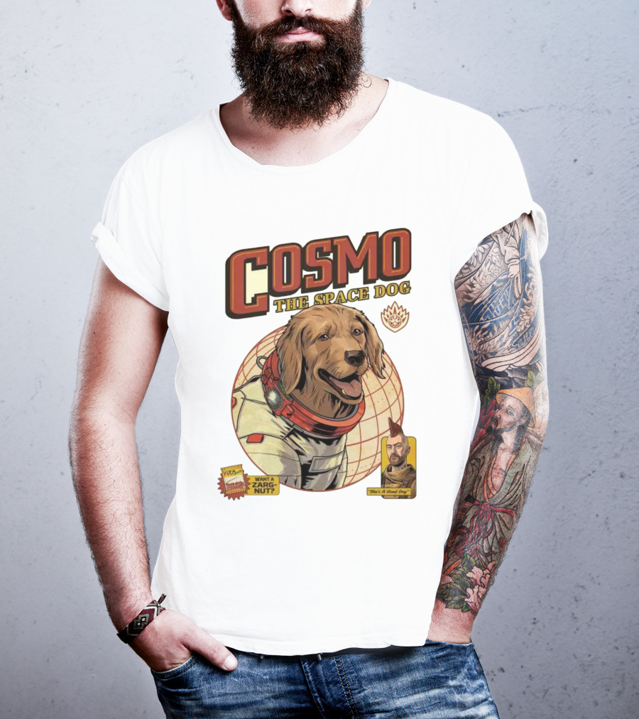 Cosmo The Space Dog Guardians Want A Zargnut She's A Good Dog T-Shirt