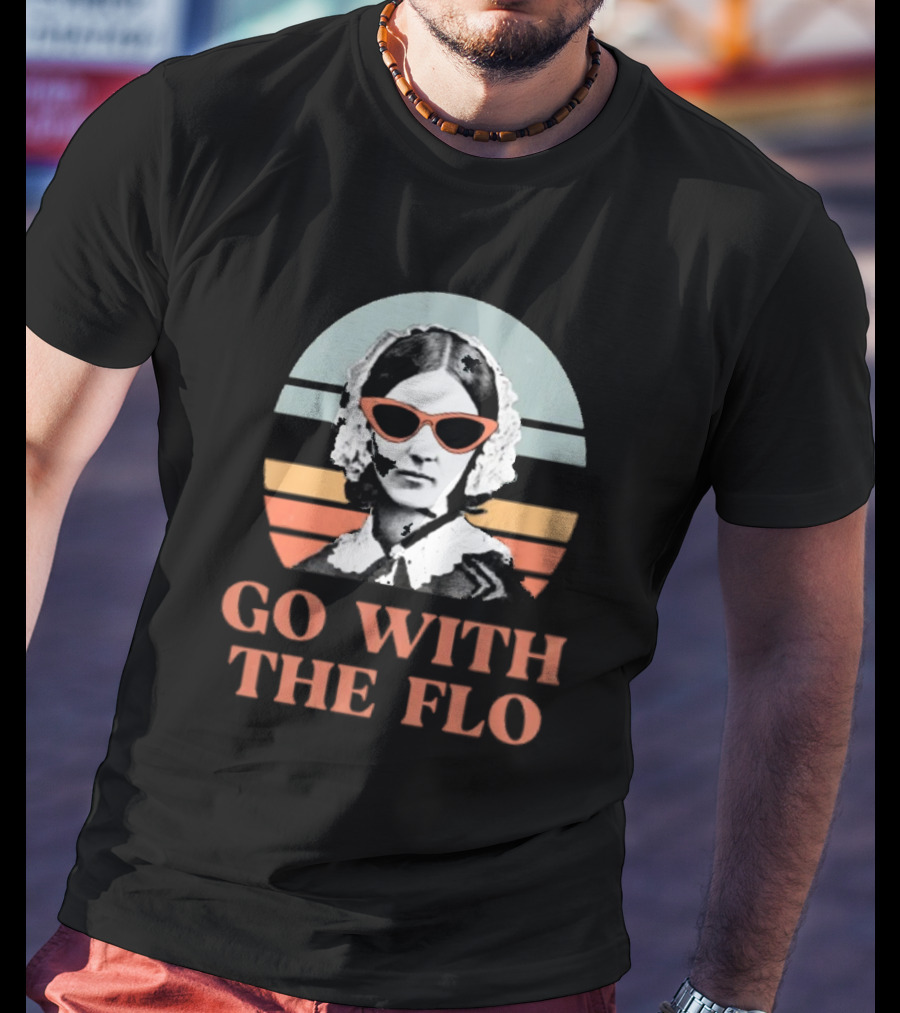 Nurse Practitioner Florence Nightingale Go With The Flo Vintage T-Shirt