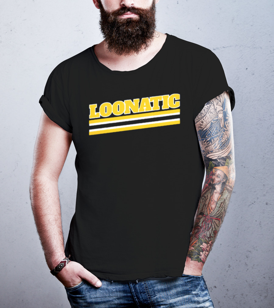 LOONATIC Bold Yellow Stripes T-Shirt