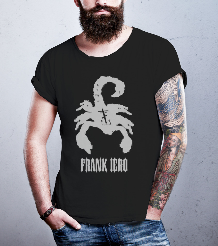 Frank Iero Scorpion With Cross T-Shirt